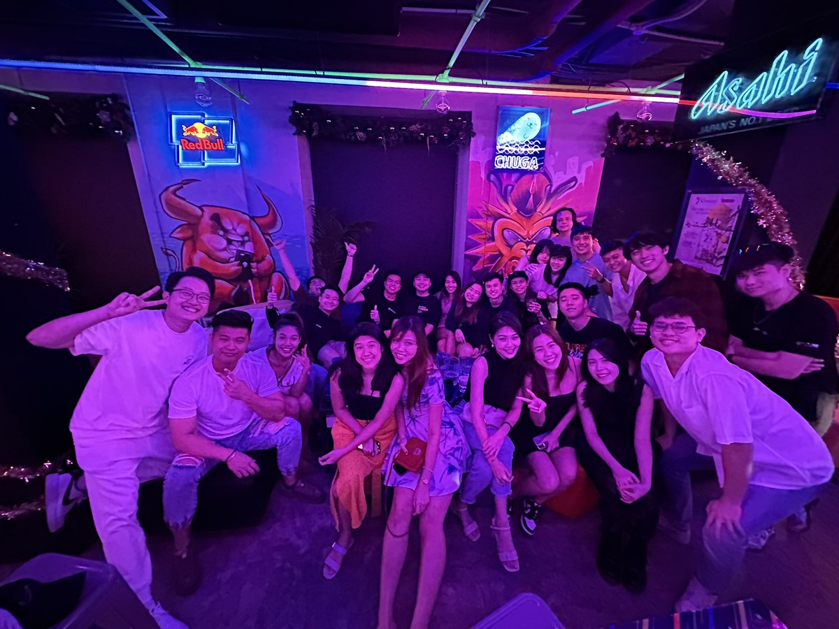 ✨FIND YOUR TRIBE✨! 

Very thankful for this bunch of fun loving and likeminded people who I have met this year! It’s always a good time with them, be it going for events, suppers or drinks ❤️ defo one of my best takeaways from 2022. Happy me, not so happy liver!