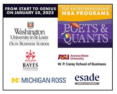 PoetsAndQuants's tweet photo. January 10th hear from leading entrepreneurship business schools, students, startups & more:
https://t.co/Nme5WM8Egp
@esade
@bayesbschool
@wustlbusiness
@cityunilondon
@wpcareyschool
@michiganross
#mba #bschool #entrepreneurship #olinnow #michiganross #ThisIsCity #iamwpcarey https://t.co/pXkZpKnFx8