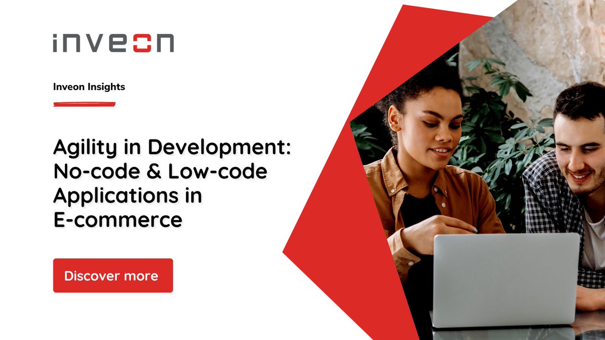 Utilizing low-code &amp; no-code enables a simpler solution and the opportunity to further personalization through already present integrations.

Examine the advantages of low-code &amp; no-code developments🧐bit.ly/3ibnqUZ 

#inveon #ecommerce #lowcodenocode