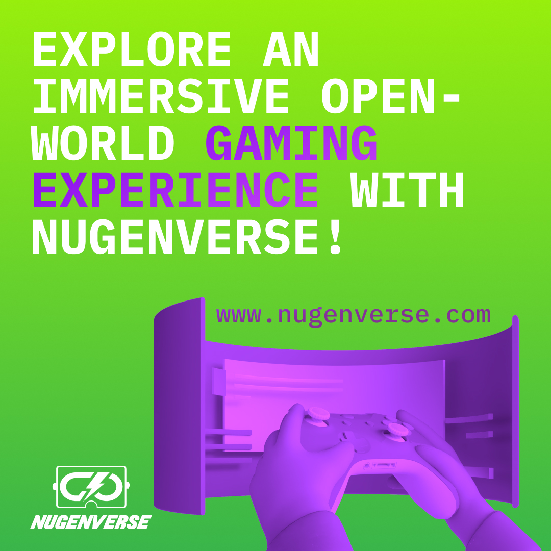 Discover the open-world gaming experience with Nugenverse! 🎮

With its advanced graphics engine, you can explore and discover gorgeous visuals and dynamic game mechanics. Ready for a breathtaking adventure? nugenverse.com
 
#Nugenverse #NFTs #metaverse #crypto