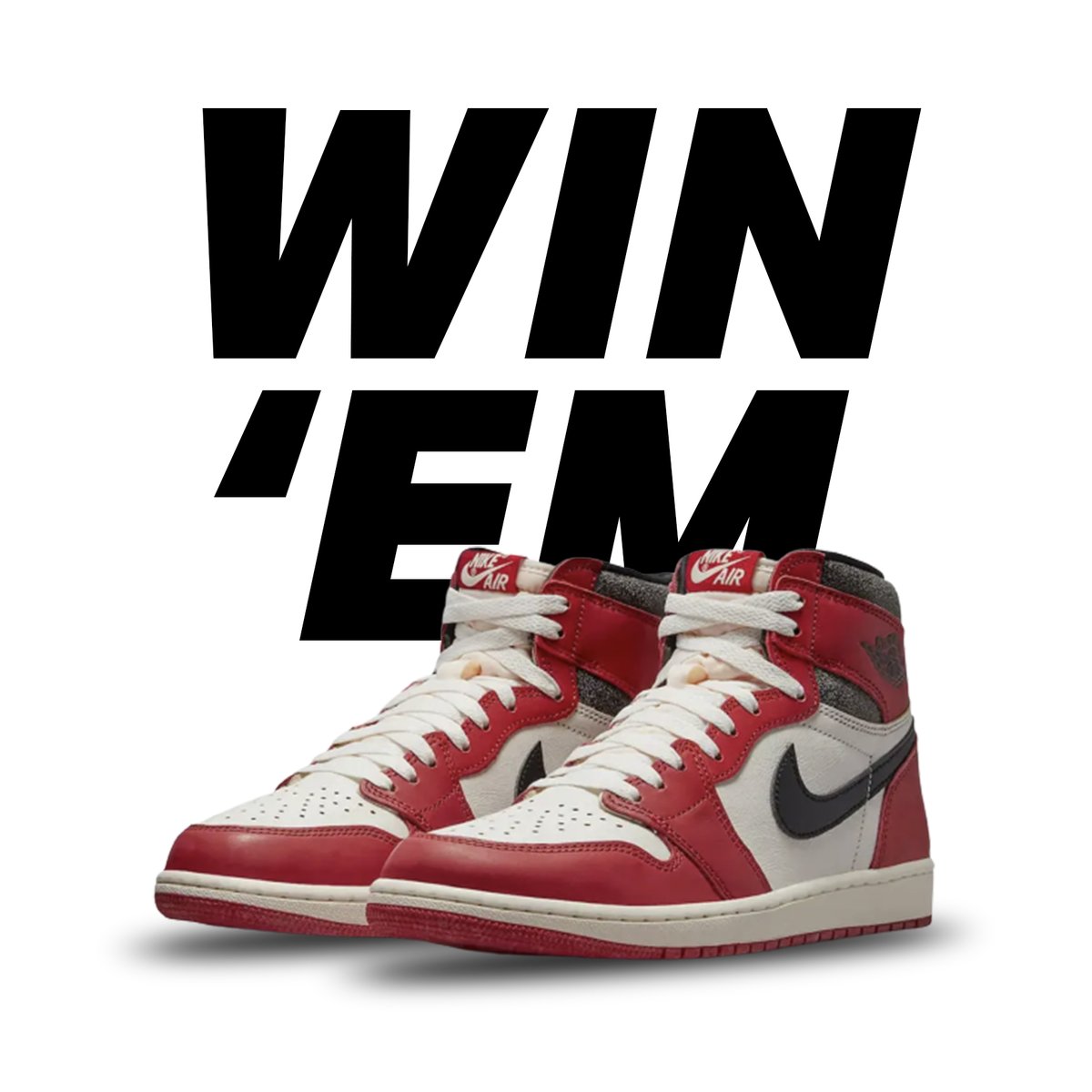🚨 We're Giving away A FREE Jordan 1 Lost &amp; Found! 🚨

To Enter -

- Like &amp; Retweet
- Comment your shoe size
- Follow us, <a href="/thesolesupplier/">The Sole Supplier</a>, <a href="/TheSoleWomens/">The Sole Womens</a>