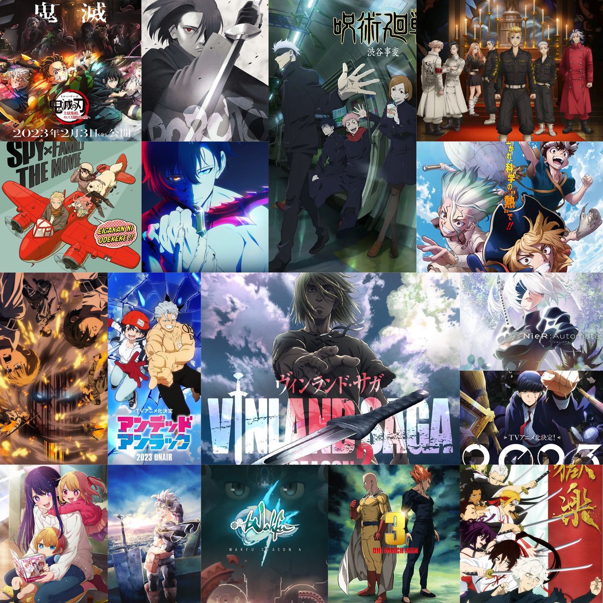 Inku_fr's tweet image. THREAD : Les animes qui arrivent en 2023 !