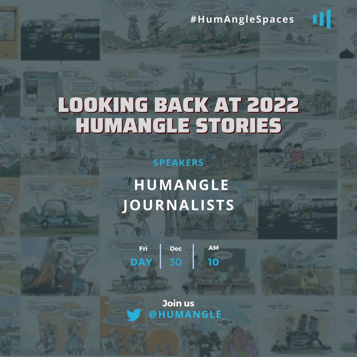 HumAngle_'s tweet photo. We have published quite a number of reports this year that many have described as groundbreaking. This Friday, at 10am, the team that produced them will be speaking on #HumAngleSpaces, discussing the stories as well as the journeys that produced them. Join us! https://t.co/BaQUJ1xr6O