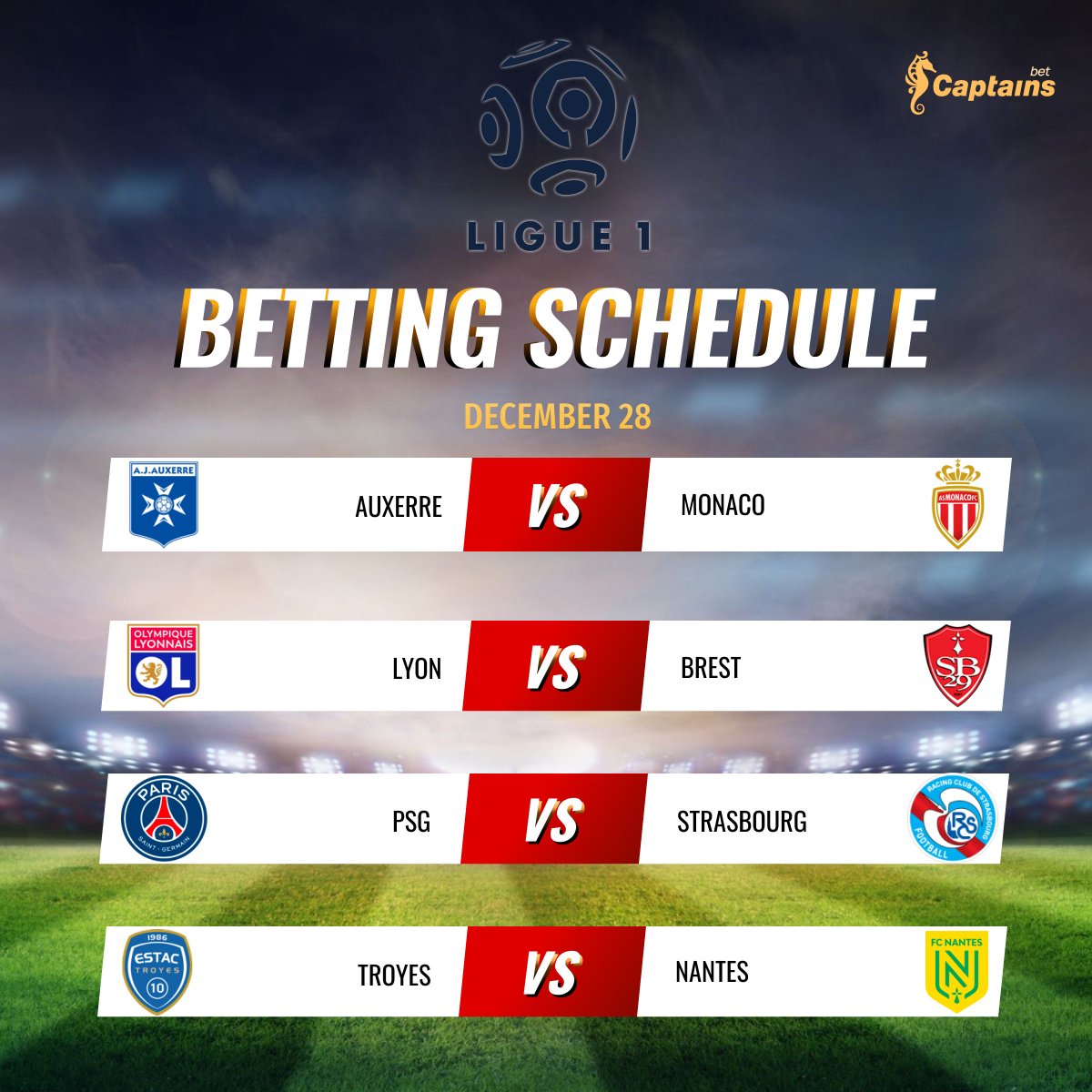 Lets play Both Teams to score in these ligue one games 

Register on Captains bet through 
🇰🇪cutt.ly/f07Effq
🇳🇬cutt.ly/m07ER3d
There is no TAX