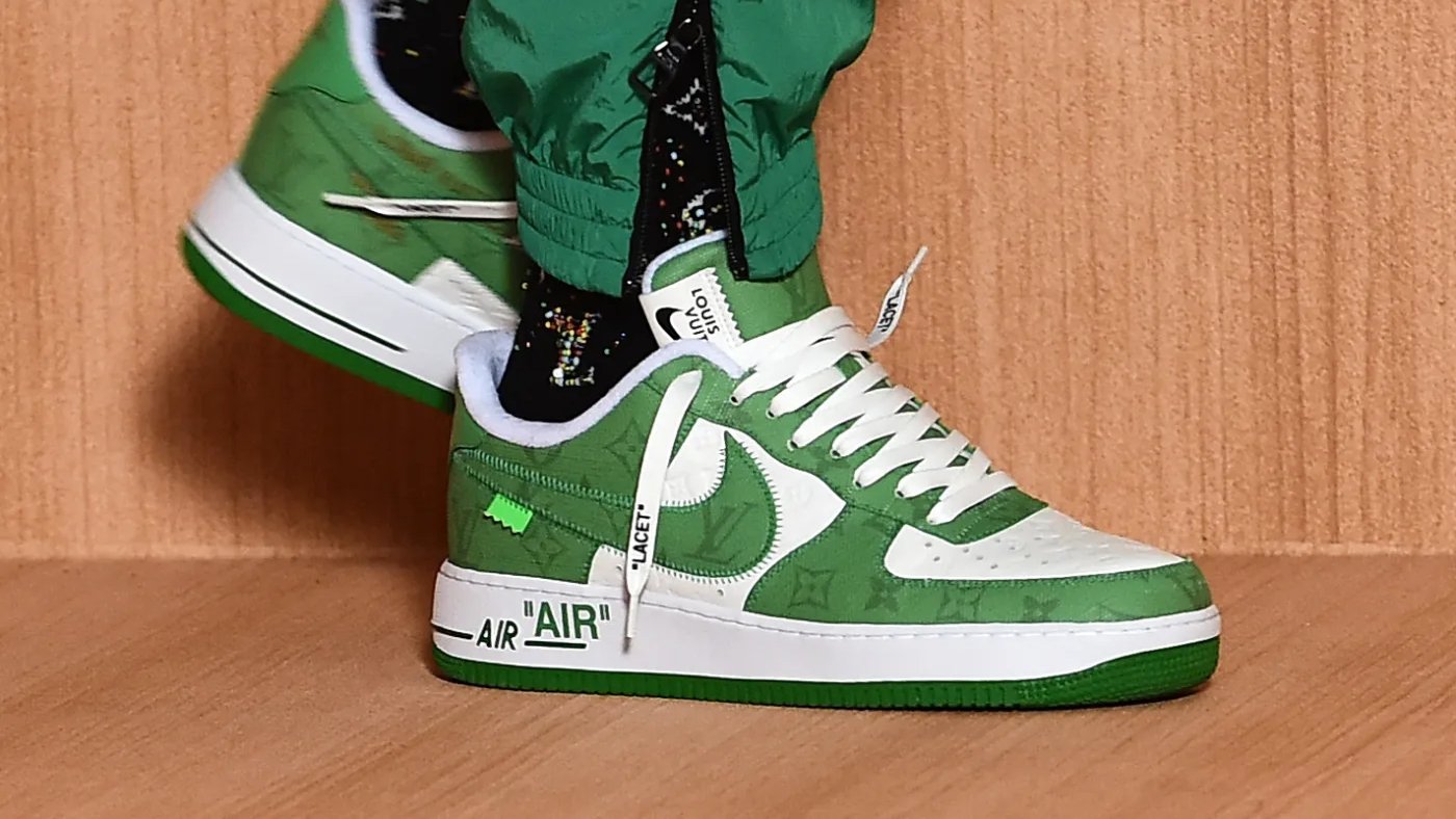 Air Force 1 Low Louis Vuitton White Green