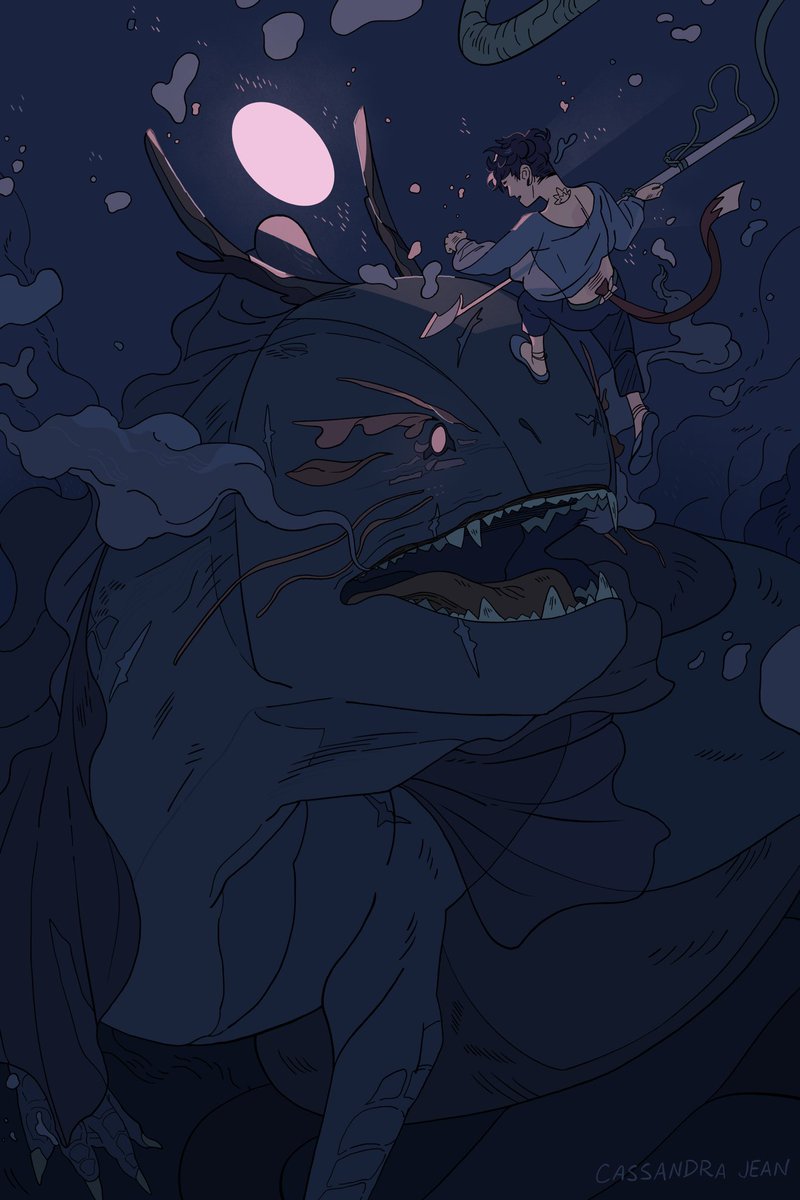 「Tauma and the Water Dragon  」|Cassandra Jeanのイラスト