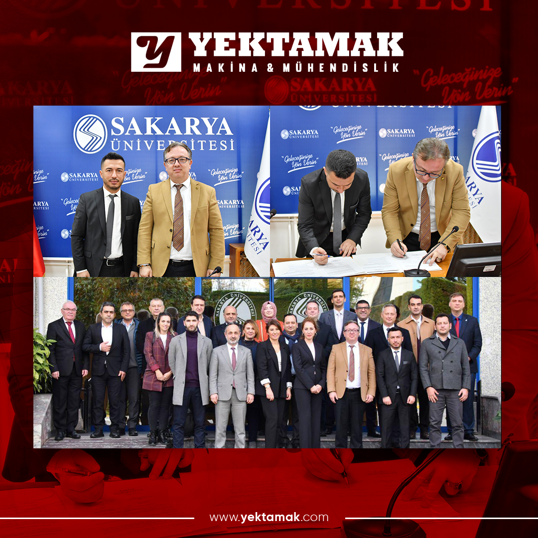 Üniversite ve sanayi işbirliğini geliştirmek adına Sakarya Üniversitesi (SAÜ) Araştırma Dekanlığı tarafından düzenlenen Üniversite Sanayi İşbirliği Protokolü'ne imzamızı attık! 

🖱 yektamak.com