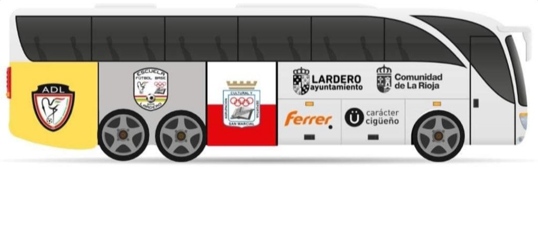 Nuevo autobus para los viajes de los equipos de <a href="/ADLLardero/">ADL Asociación Deportiva Lardero</a> <a href="/efblardero/">Escuela Fútbol Base Lardero</a> y <a href="/cdsanmarcial/">CD San Marcial</a>. Gracias a <a href="/logrobus/">Autocares Logrobus</a> y <a href="/AytoLardero/">Ayuntamiento de Lardero</a>. #caráctercigüeno #somoslardero