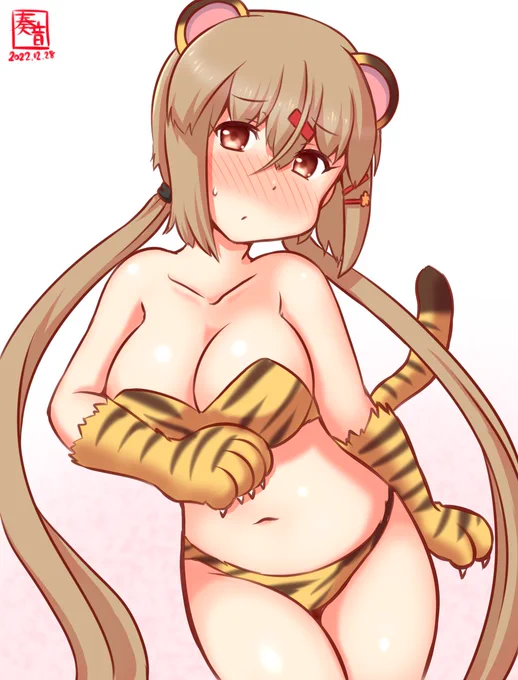「なんだか…そうだね、少し照れるなぁ///」#艦これ版真剣お絵描き60分一本勝負_20221228#タシュケント 