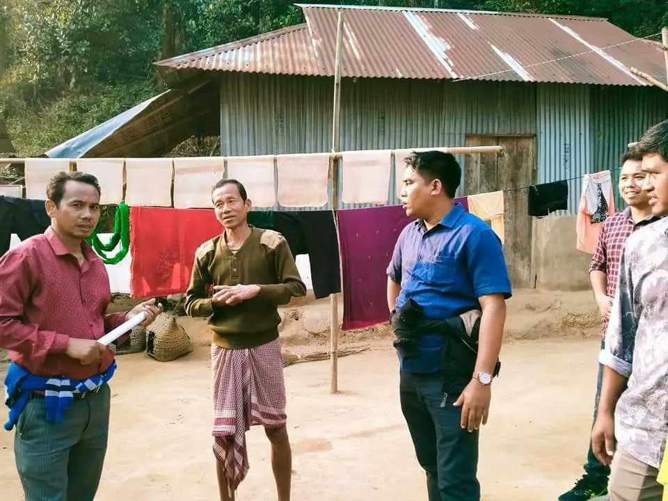 YTFTIPRA's tweet photo. Today a Door-to-door Greater Tipraland awareness campaign was organised at Dagiya VC under 1-Simna Assembly Constituency.
#GreaterTipraland #OneLastFight
#OurDemandWillNeverBeCompromised
#BubagraLongLive #YTFLongLive #TWFLongLive #TipraMothaLongLive #Thansa #TIPRAisComing https://t.co/Chc0JGR7Qd