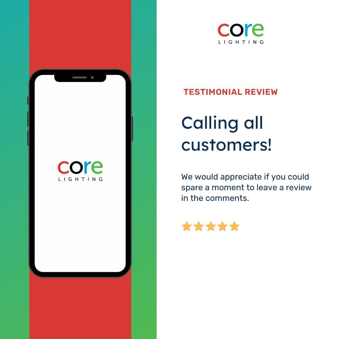 CoreLighting's tweet image. If you could spare a moment to write a review of our products and services, we would really appreciate it!

#CORELighting #LightingDesign #Lighting #EventLighting #EventLights
