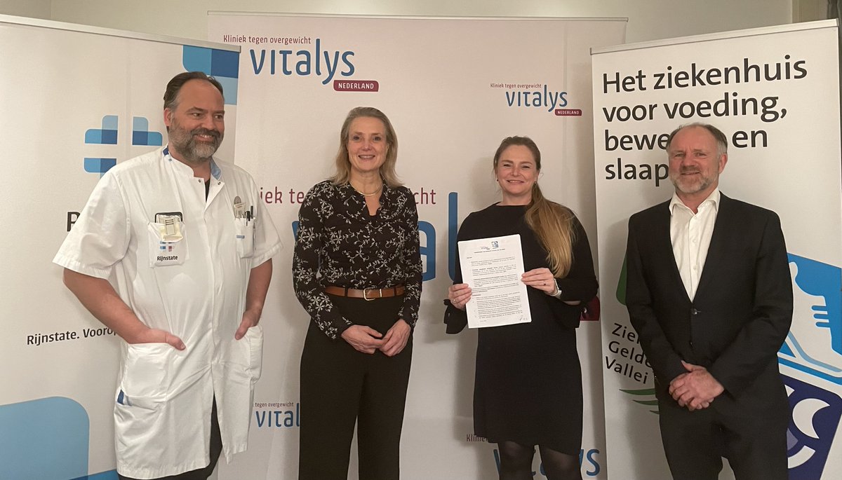 Patiënten die voor ernstig overgewicht in behandeling zijn bij Vitalys, kunnen vanaf januari 2023 niet alleen in Rijnstate Arnhem, maar ook in <a href="/GelderseVallei/">Ziekenhuis Ede</a> terecht voor de maagverkleinende operatie.

Lees meer: bit.ly/3hZyzsb