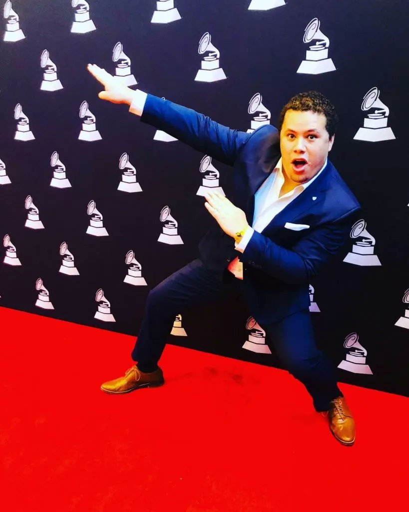#HornsUp to @TheArtsatUSF alum @josevalentino, '09 and PhD '16, who picked up his 4th @LatinGRAMMY, this one for Best Latin Children's Album, 'A la Fiesta de la Música Vamos Todos.' José's a 2021 @Usouthflorida #OutstandingYoungAlum. 🤘🏼🤘🏾🤘🏿 A sample ➡️ buff.ly/3PnTZeI