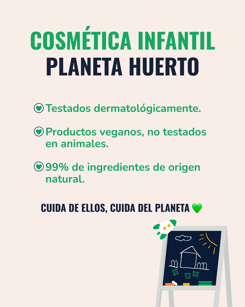 ¿Buscas cuidar de la piel de tu pequeño desde el minuto 1? ✨ 

Estas navidades regala cosmética natural.

🎄NAVIDAD5🎄 -5% DTO EN COMPRAS SUPERIORES A 69€.
🎄NAVIDAD10🎄 -10% DTO EN COMPRAS SUPERIORES A 99€.

Cuida de ellos, cuida del planeta 💚

somosplanetahuerto.com/3tYioO9