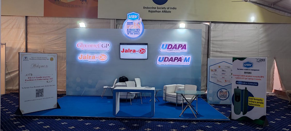 Vipin_Chouhan_'s tweet image. Thank you to USV PRIVATE LIMITED for letting us curate your booth at the ESICON exhibition in Jaipur. 
Date: 22-24 December
Venue: B M Birla Auditorium Jaipur

#weevents #usv #esicon #eventmanagement #eventplannersmumbai #eventplanning #b2bevents #bizbash  #jaipur #rajasthan