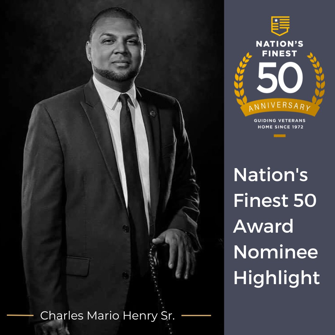 NationsFinest72's tweet photo. Charles has been serving #Veterans for 12+ years w/ the @wwp, @iava, @commondefense, and @missioncontinue. He is a nationally recognized Veterans advocate and a true modern-day renaissance man. Nominate someone you know who has supported Veterans today! https://t.co/W82XBgRvOB https://t.co/eH9FobFVGx