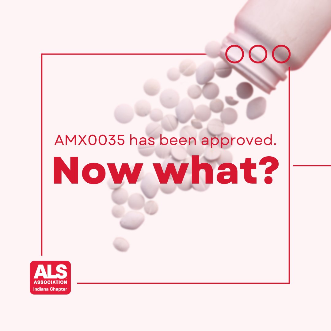 ALSAIndiana's tweet photo. The money raised in 2014 and beyond during the #IceBucketChallenge brought us AMX0035, an effective #ALS treatment. This drug has been FDA approved, but now what? Medicare and private insurance companies will need to determine what they will cover before it is available. https://t.co/7uQf2pOkeR