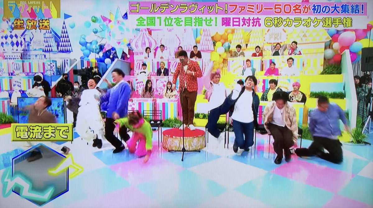 電流受けたさっくんの飛び上がり方すごくない😂？ しかもピンク髪