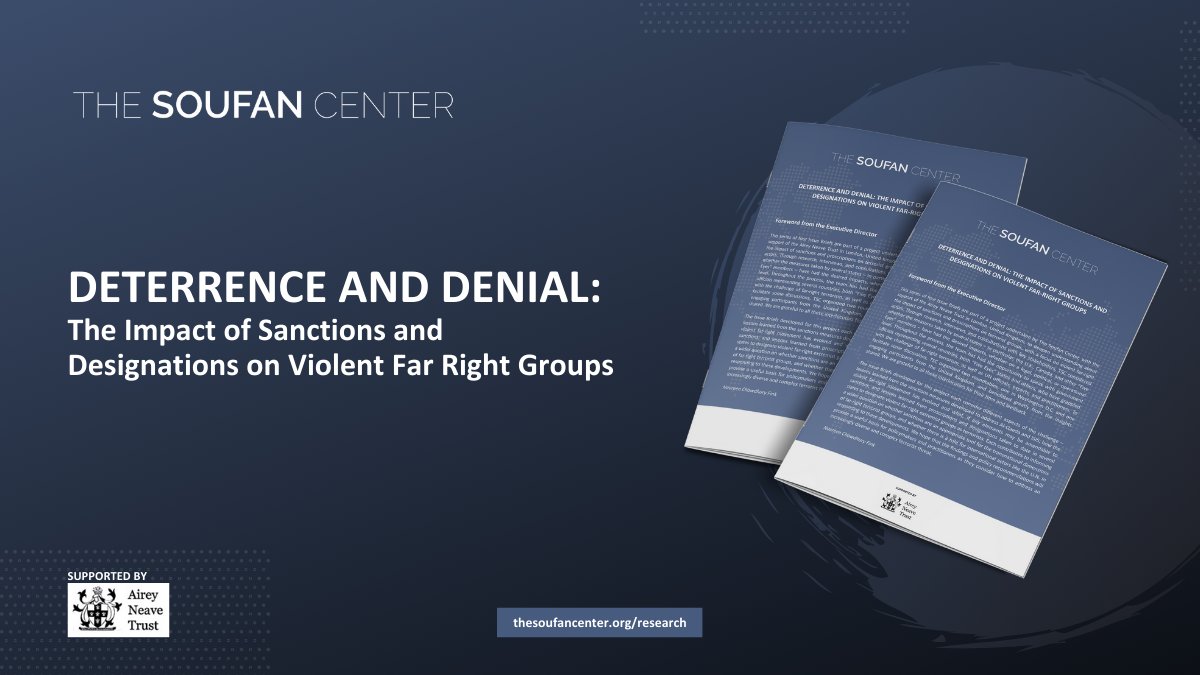 TheSoufanCenter's tweet photo. ✨ TSC Year in Review ✨
Today we are highlighting our work on sanctions and proscriptions.
This summer, we published a series of #IssueBriefs, in partnership with @TrustAirey, on the impact of sanctions and designations on violent far-right groups.
https://t.co/8GZdutojgR https://t.co/ohFRna5T89