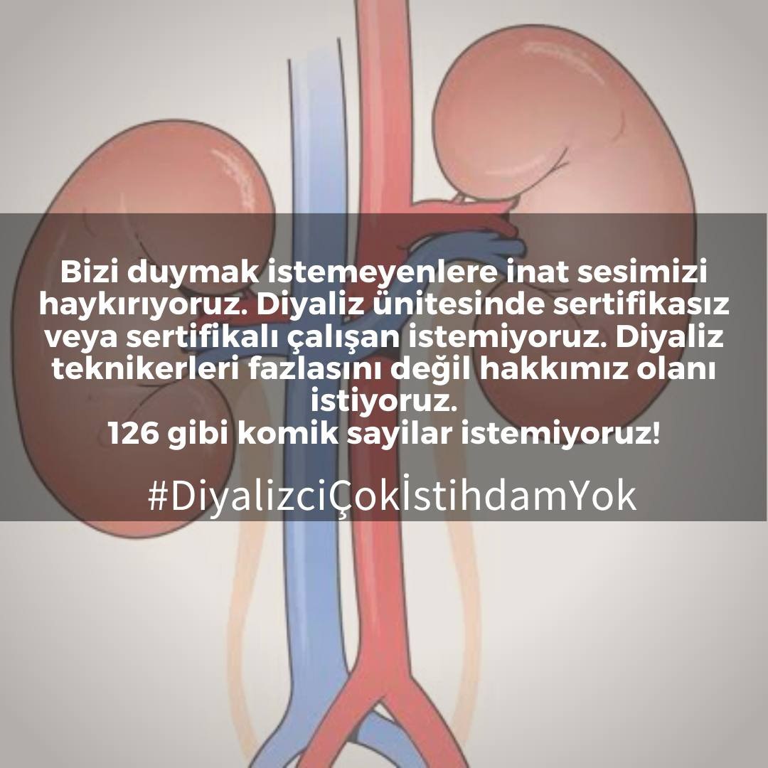 <a href="/DiyalizPlatform/">Diyaliz Teknikerleri Platformu</a> <a href="/drfahrettinkoca/">Dr. Fahrettin Koca</a> DİYALİZ İSTİHDAM SORUNU ÇÖZÜLMELİ TWETLERİMİZ 126 SAYISI İÇİN DEĞİLDİ. 
<a href="/drfahrettinkoca/">Dr. Fahrettin Koca</a>
#DiyalizciÇokİstihdamYok