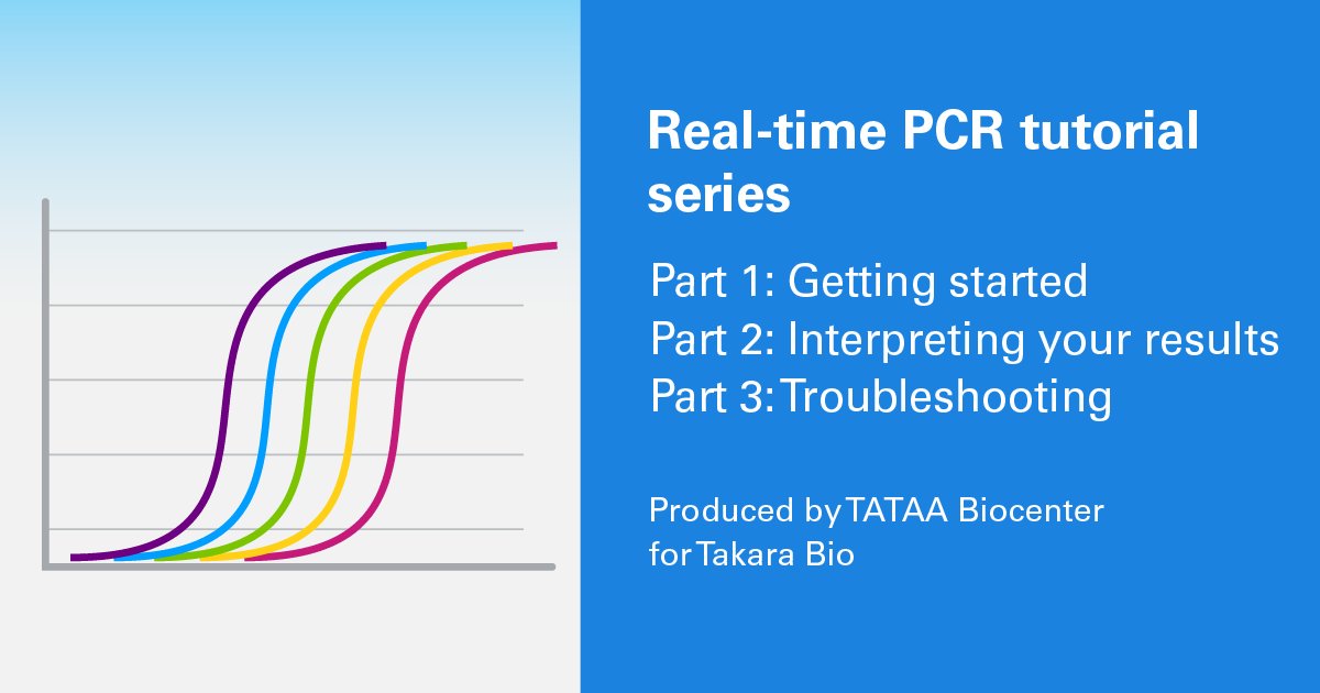 TakaraBioUSA's tweet photo. #WebinarWednesday New to #qPCR? 
Watch now: https://t.co/Drte6feOTc

Our real-time PCR tutorial series produced by @TATAABiocenter will help you learn what you need to know—from the basics to analyzing and troubleshooting your own experiment. #RTqPCR #reversetranscriptase https://t.co/PqHC9JbBMk