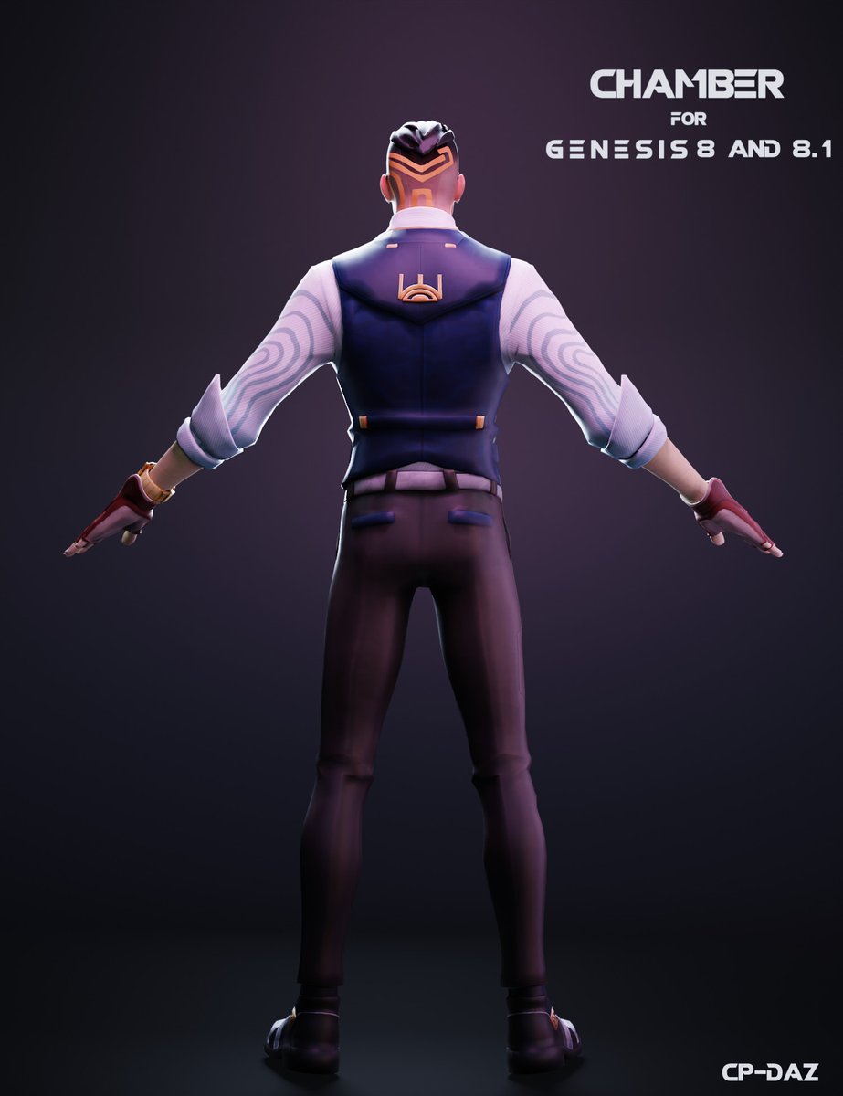 Chamber For Genesis 8 and 8.1 Male Done

Converted to Daz Studio by me, credits would be appreciated!

DL
patreon.com/cpdazart

#Chamber #VALORANT #DAZ3D #characters 
#DazStudio #daz #G8M