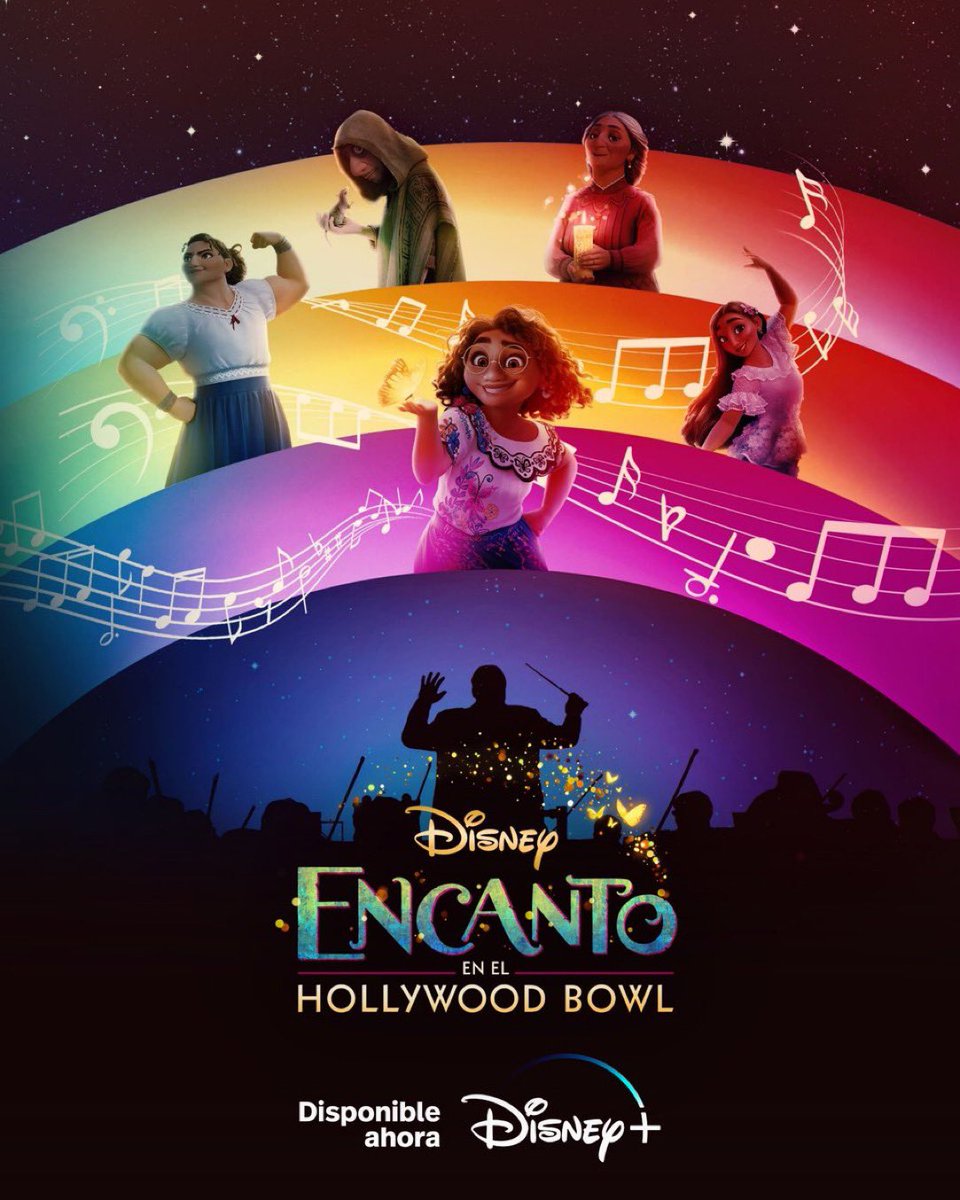 thejaredbush's tweet photo. #EncantoAtTheBowl is now streaming! Thank you to the outrageously talented cast, the incredible team at @Fulwell73, the wonderful #ChrisHowe, geniuses @kai_martinez__ & #JamalSims, the phenomenal @germaine_franco, all of the musicians and of course the incomparable @Lin_Manuel ❤️ https://t.co/eOQsKO191U