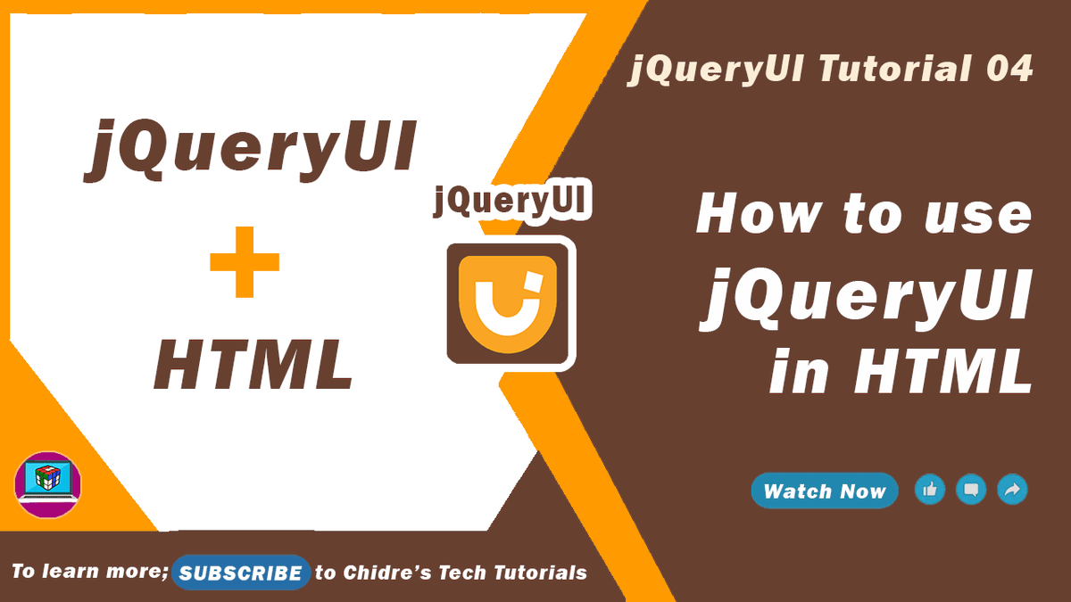 ManjunathChidre's tweet photo. Lets learn How to use jQuery UI in HTML code. Watch Now: https://t.co/pVyGSzrF0j
Learn more: https://t.co/uVx043wHAc
#jqueryui #jquery #javascript #js #html #css #webdesign #uidesign #frontend #webdesigner #webdeveloper #uidesigner #designer #programming #coding https://t.co/ISB8SHkMlF