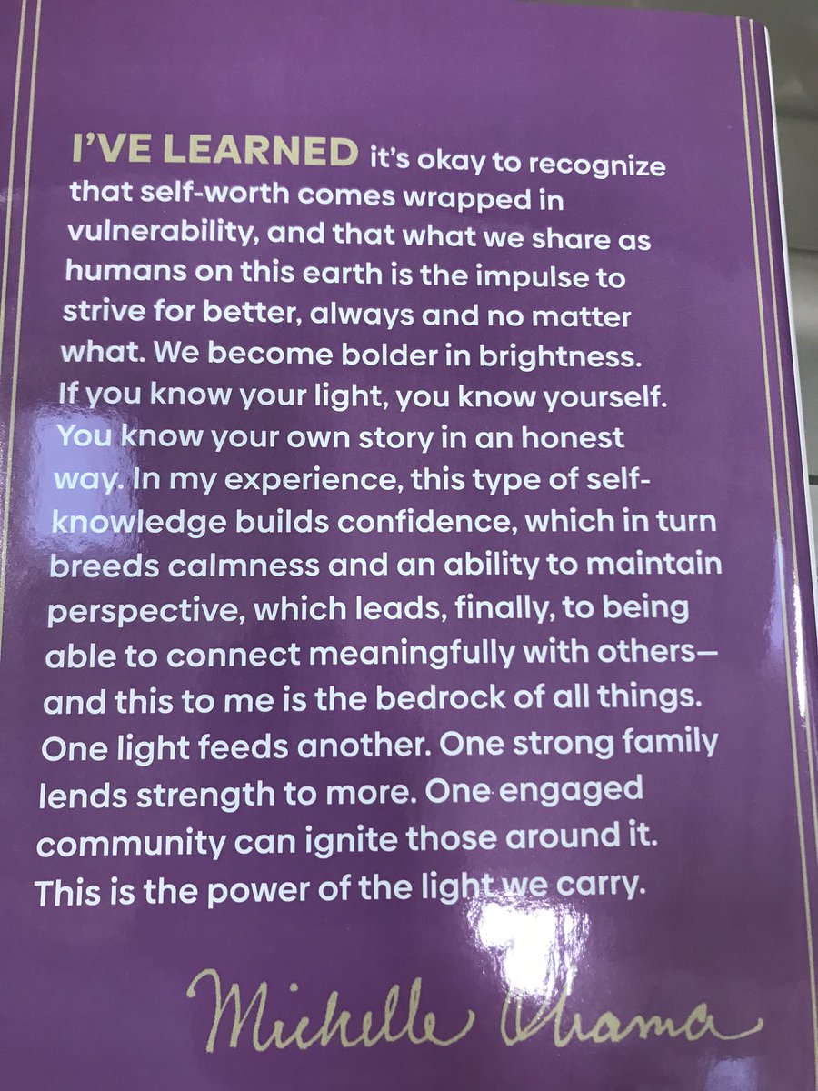 h157_helen's tweet photo. Lovd this from @MichelleObama now to get book and read. Goal for new year is to get back to #chapteraday https://t.co/0znEZif5af