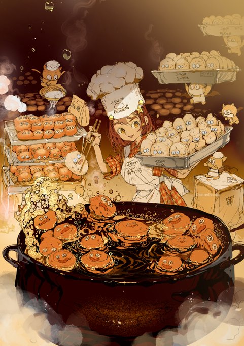 「1girl chef hat」 illustration images(Latest)｜4pages