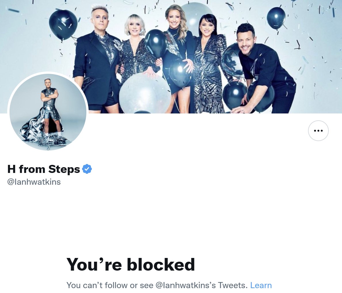 alexbloodfire's tweet photo. For everyone asking, Yes I have been blocked by crybaby H from Steps - whoever he is!
Let's never forget that H from Steps blocked thousands of people on Twitter who speak up for women's rights and child safeguarding!
#BlockedByHFromSteps #Step25 #ChildSafeguarding https://t.co/adj4QTEWBV