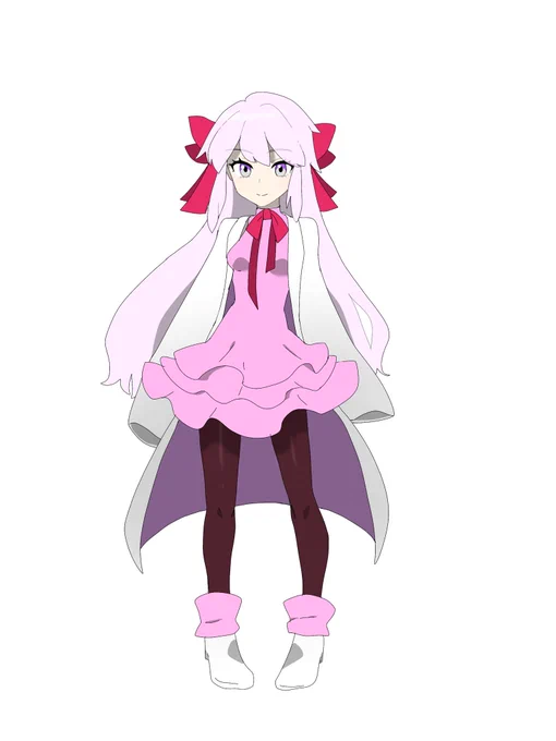 今日は比較的余裕あったから、お昼休みに実子をポケモン立ち絵風にする遊びしてたのだ 可愛い(自画自賛) 