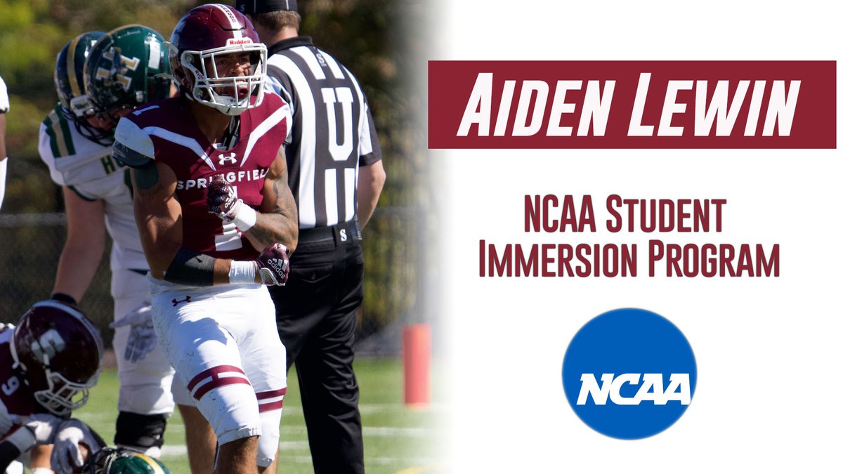 #SpringfieldCollege's Aiden Lewin Chosen For 2023 NCAA Division III Student Immersion Program springfieldcollegepride.com/x/8gae5 #d3fb #whyd3
