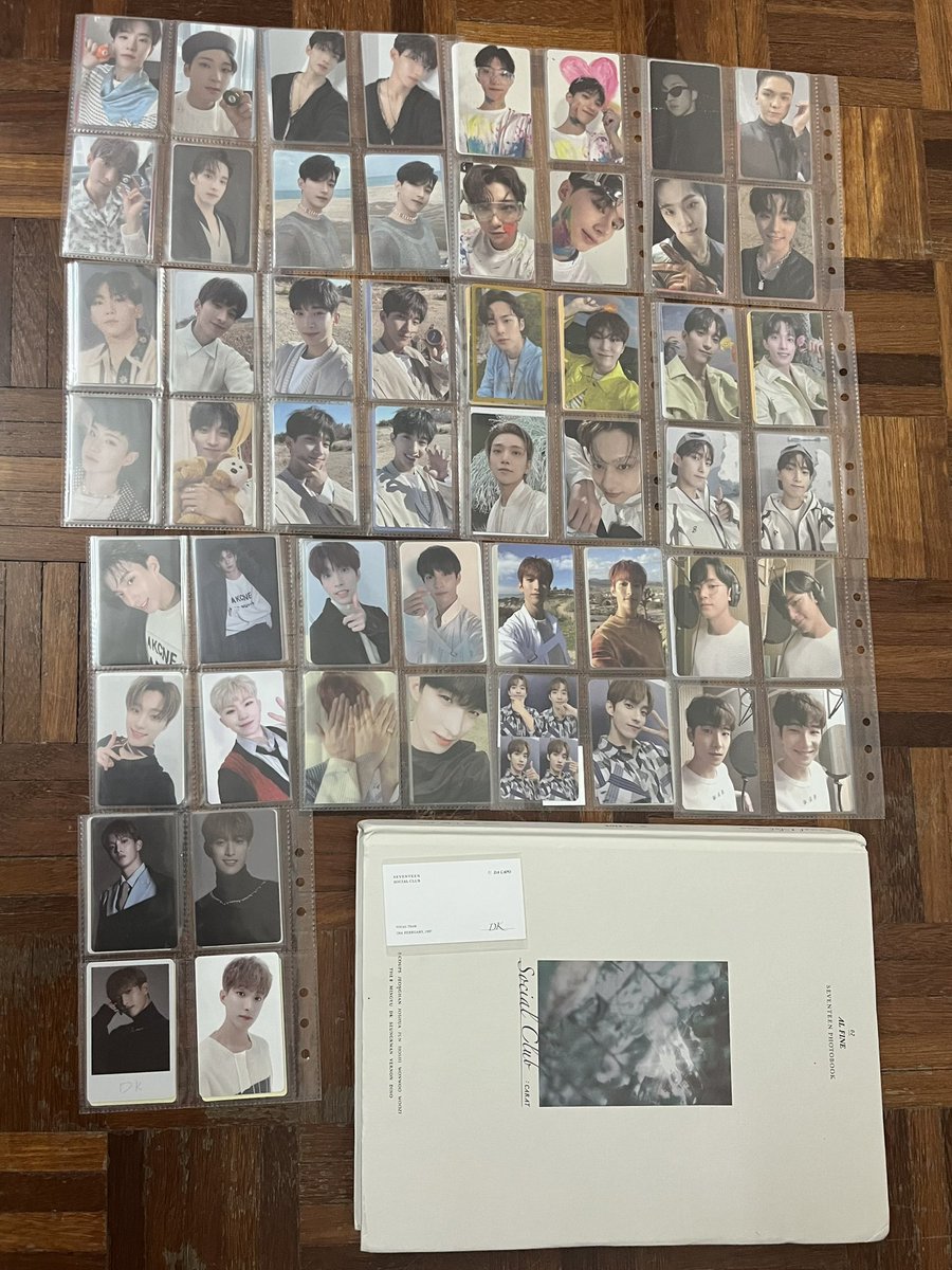 _fairybear's tweet photo. WTS 🇲🇾 
104 svt photocards+1 new begining album+1 social al fine
Take all only 
Open sharing can comment below ~ dm for bulk price if interested 
#pasarseventeen #pasarsvt #dk #dokyeom #joshua #jun #hoshi #woozi #wonwoo #the8 #mingyu #seungkwan #vernon #dino @PasarSeventeen https://t.co/yf3AvcvJsH