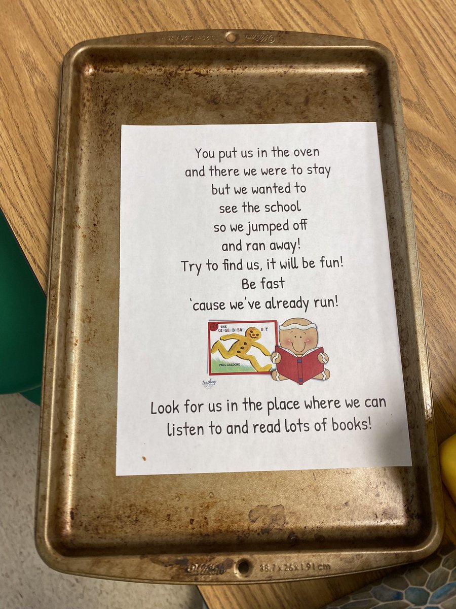 MrsMackeysClass's tweet image. Before break, we had lots of fun when our Gingerbread kids ran away!!