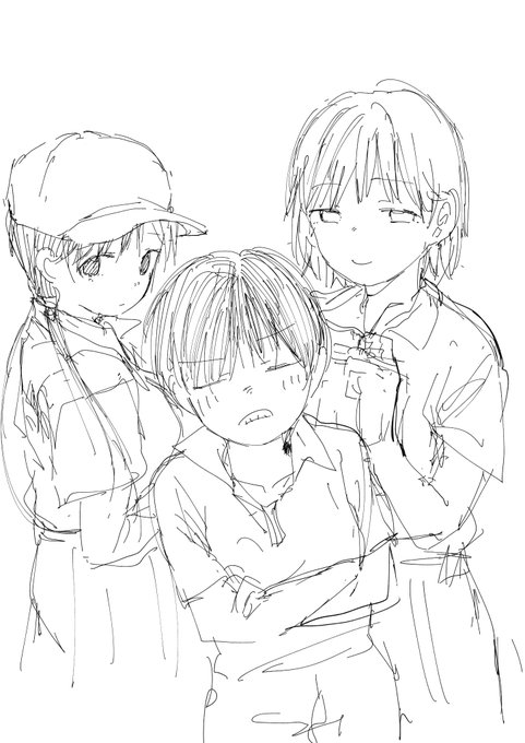 キャラデザ思い出しついでのラクガキ 