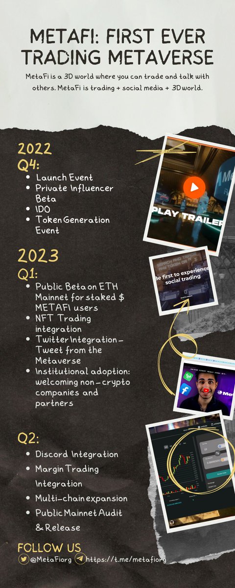 blyneze's tweet photo. You just cannot afford to be sleeping on this. #MetaFi is the first ever trading metaverse that aggregates the liquidity of top CEXs, DEXs and marketplaces to offer you the best trade price๐๐ฅ.
#MetaFi #ProjectMetaFi #anticipate https://t.co/YzMDaa2WvV