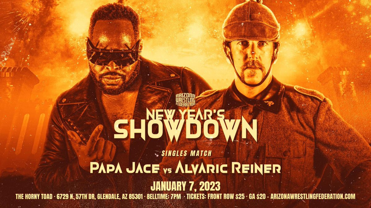 prowrestlingaz's tweet photo. MORE matches announced yesterday for #NewYear ‘s Showdown! | TICKETS: https://t.co/Sd2MtEjt4M https://t.co/horTyJ3zlc