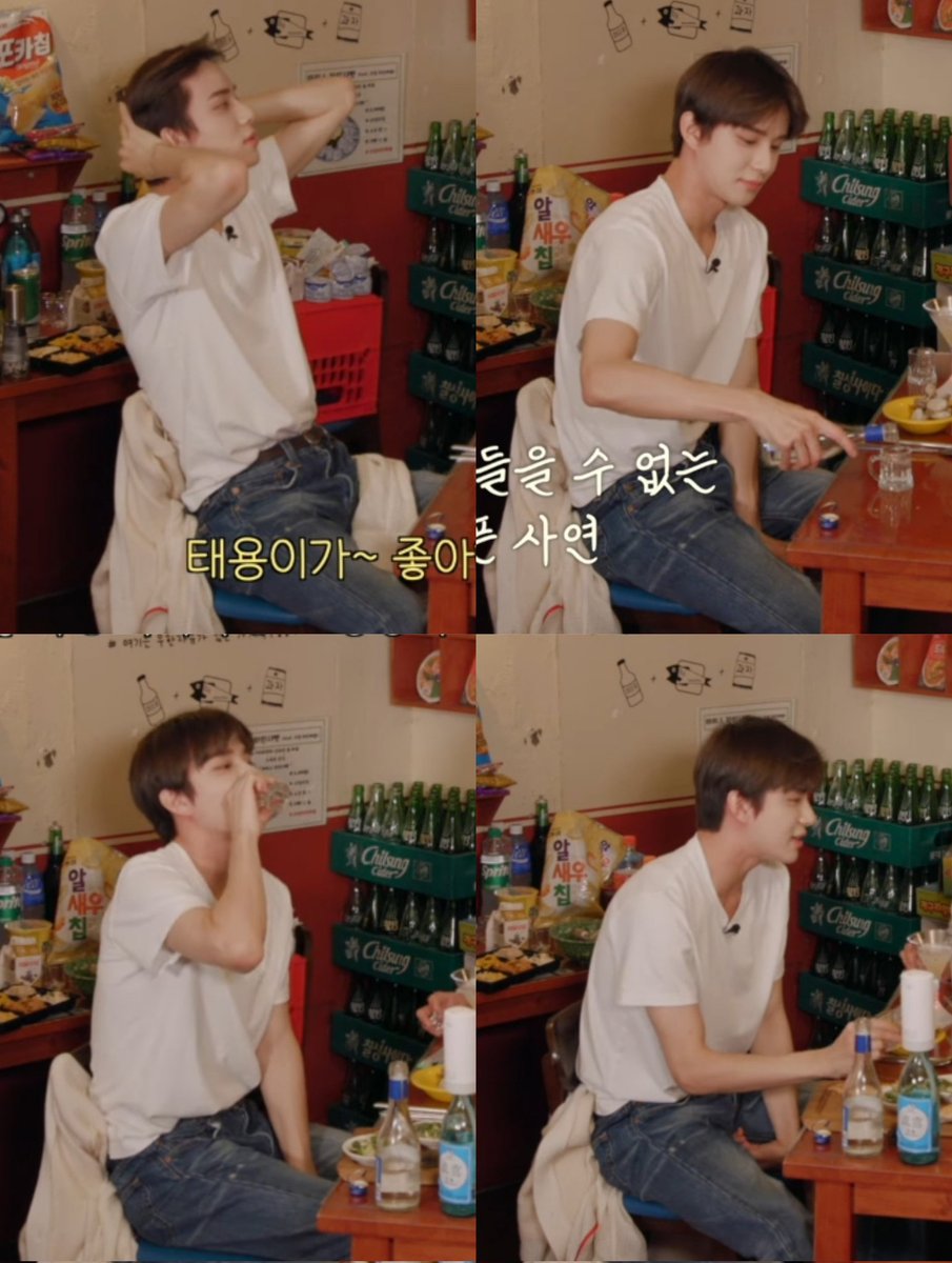 absolutely no reason for him to look this hot while drinking...