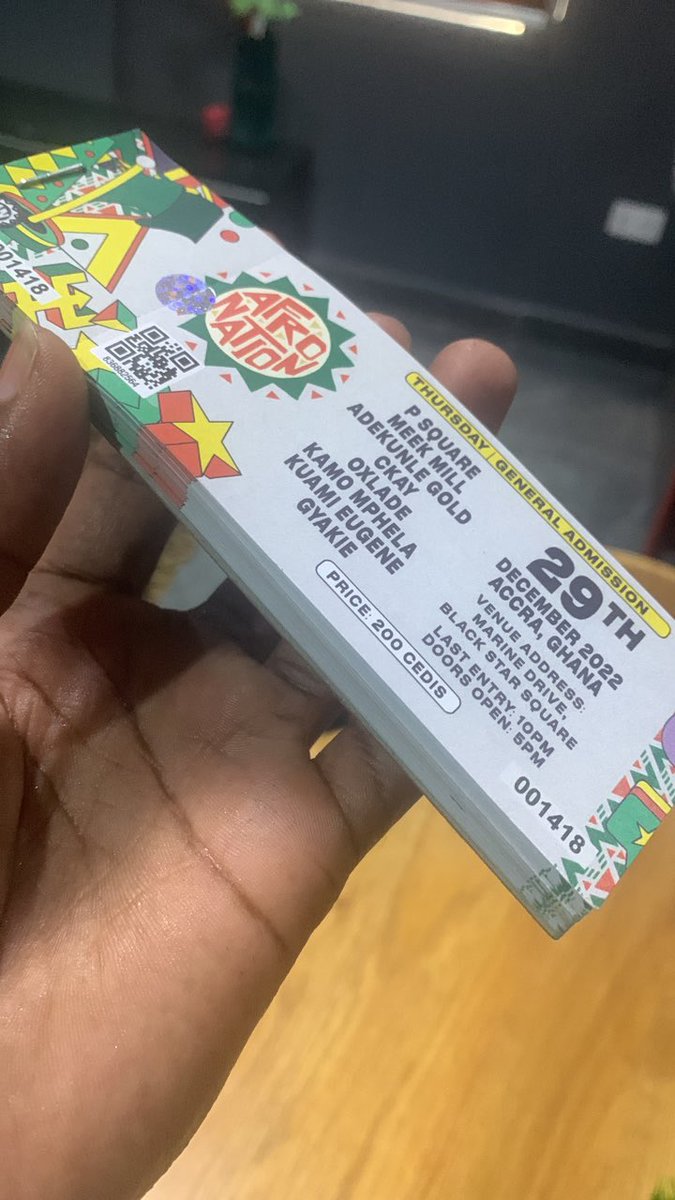 ghonetv's tweet photo. Do you want to go to #Afronation? 

General access ticket giveaway 🎉 🎉

All you have to do is: 
Drop your full name, Phone number and guess 3 artistes performing with the hashtag #EIBAfronation 

10 winners will be selected at random tonight https://t.co/hkkdJoldqC