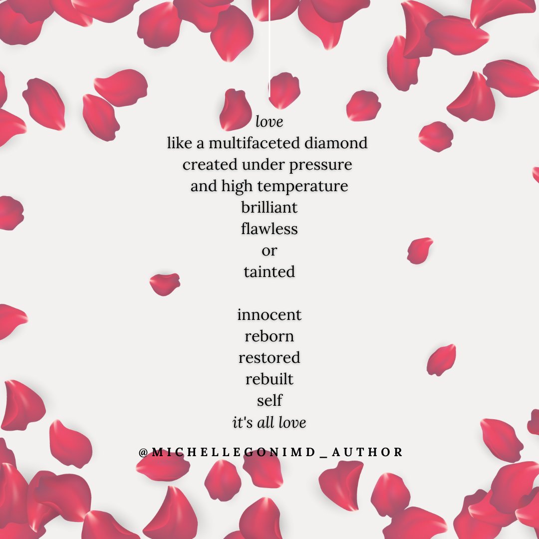 drmichellegoni's tweet photo. It's all love. ❤️

From love, in my debut book: Roses and Thorns.

Grab your copy by clicking the link in my bio. Don't forget to leave a review and let me know what you think!

#authorsoftwitter #bookclub #womenwriters 
#poetry #rosesandthorns #amazon #writerslift #poet https://t.co/CAQm2SfE3Z