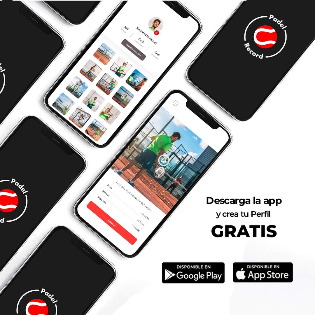 PadelRecord's tweet photo. ¿Ya tienes tu perfil de Padel Record?🥎

Si todavía no lo tienes... ¿a qué estás esperando?
Cada vez son más las personas que graban, editan y comparten sus vídeos en la pista con nuestra App📲

No lo dudes y empieza a grabar tus partidos con Padel Record😉
 #padeleros https://t.co/ncKPRcNJlK