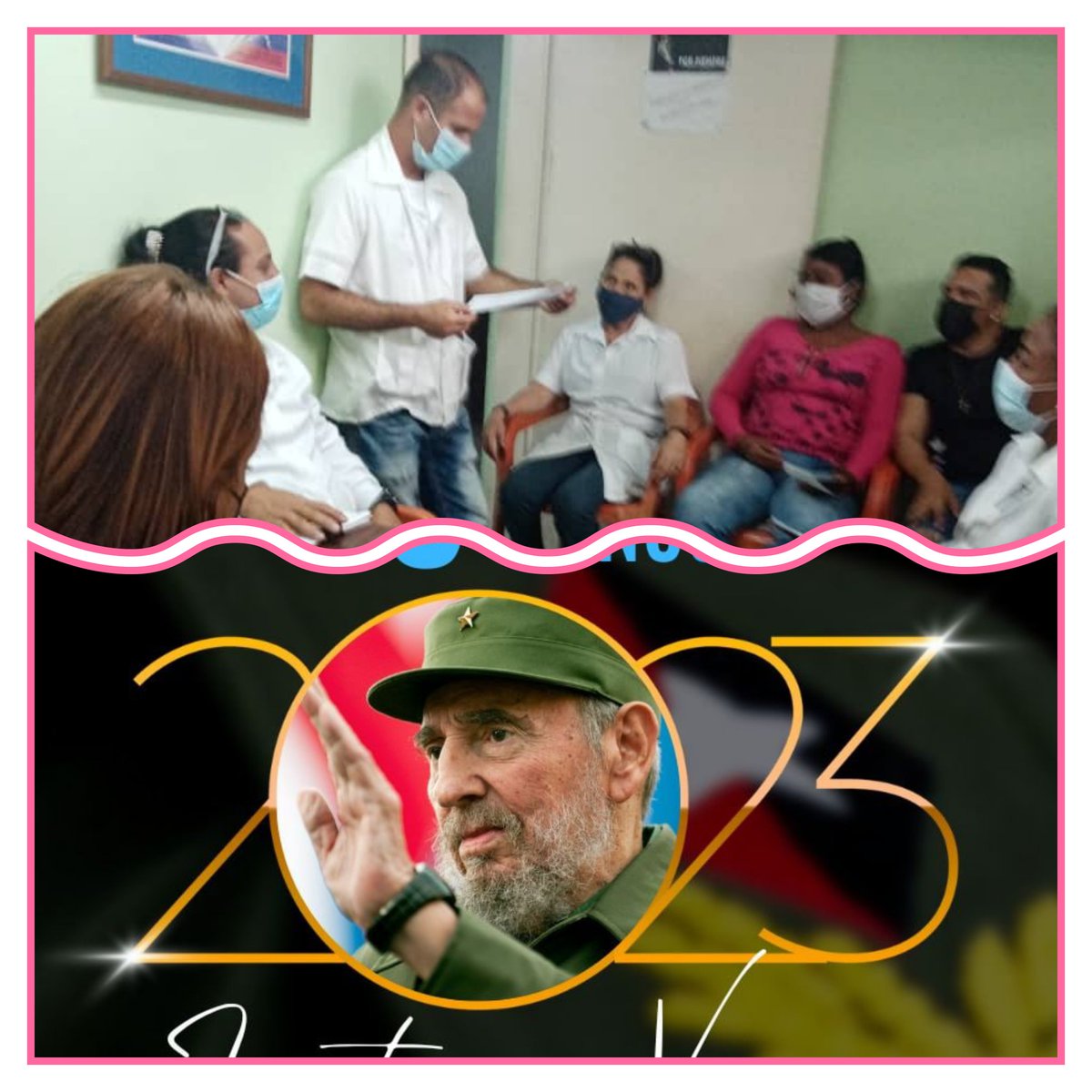 AsicLinoMaradei's tweet photo. "64 años en Revolución.Juntar y vencer". #Cuba #60AñosSalvandoVidas  #JuntarYVencer @cubacooperaven @AdanVillavicen5 @altunaga_perez  @DonaisDebrosse @Aliuska56491297  @Karelia96378325
@DayanMi53088817
@madelaines19 
@yunia1903 https://t.co/cjHmcQZQZB