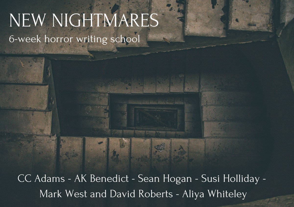 The New Year is nearly here, and if you're looking to write some fresh horror then NEW NIGHTMARES could be for you... eventbrite.co.uk/e/new-nightmar… @HorrorSociety @HorrorNewsNet @HorrorNews @HorrorNewsRadio @hwa_uk @GNutsofHorror @ThisIsHorror @HorrorWriters @scare_share