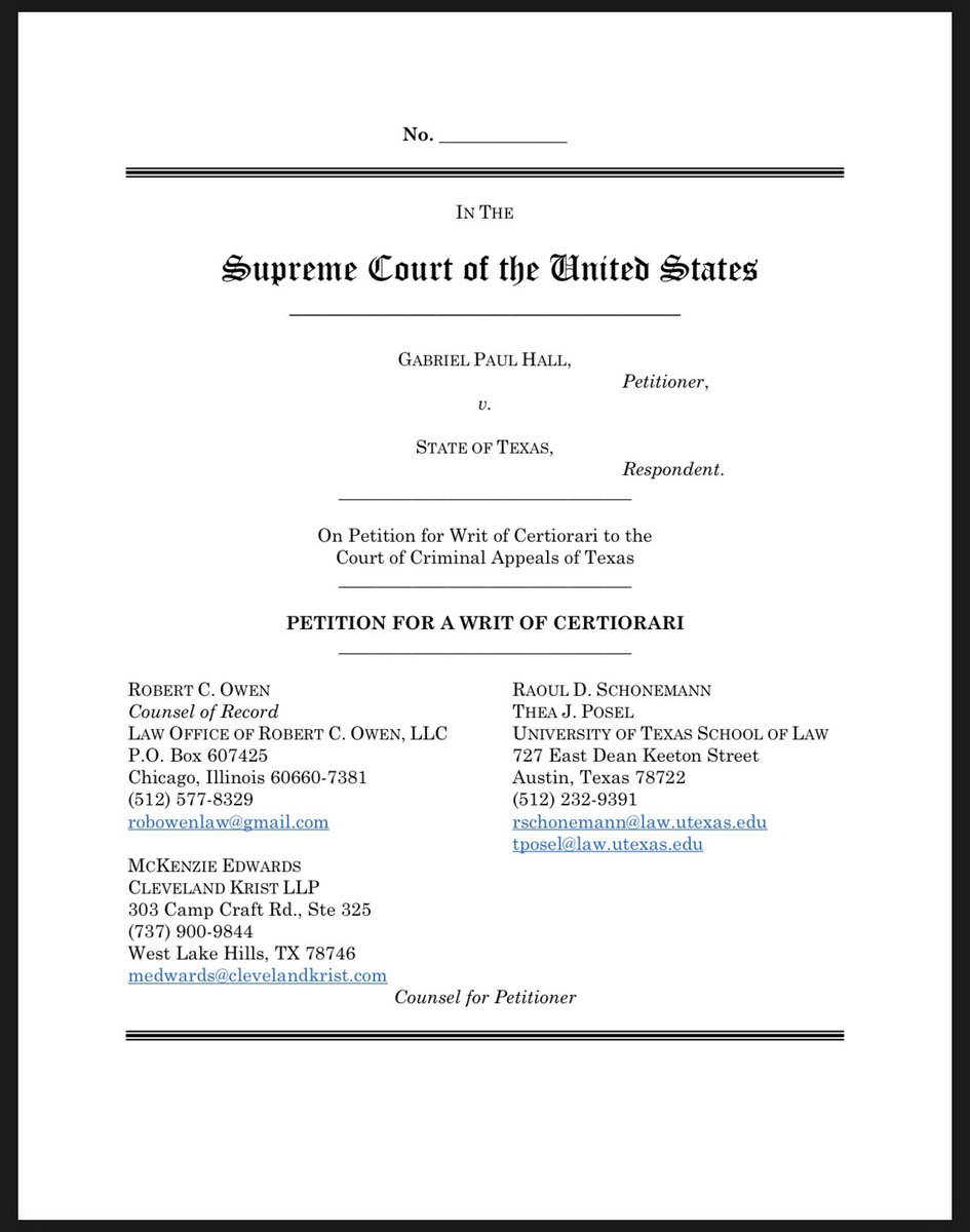 mckeds's tweet image. A Texas jail volunteered to let Comedy Central comedian Jeff Ross roast its inmates. It encouraged inmates to participate. Texas then used the footage to sentence my client, Gabriel Hall, to death. 

We’re asking #SCOTUS to review the constitutionality of Mr. Hall’s sentence.
