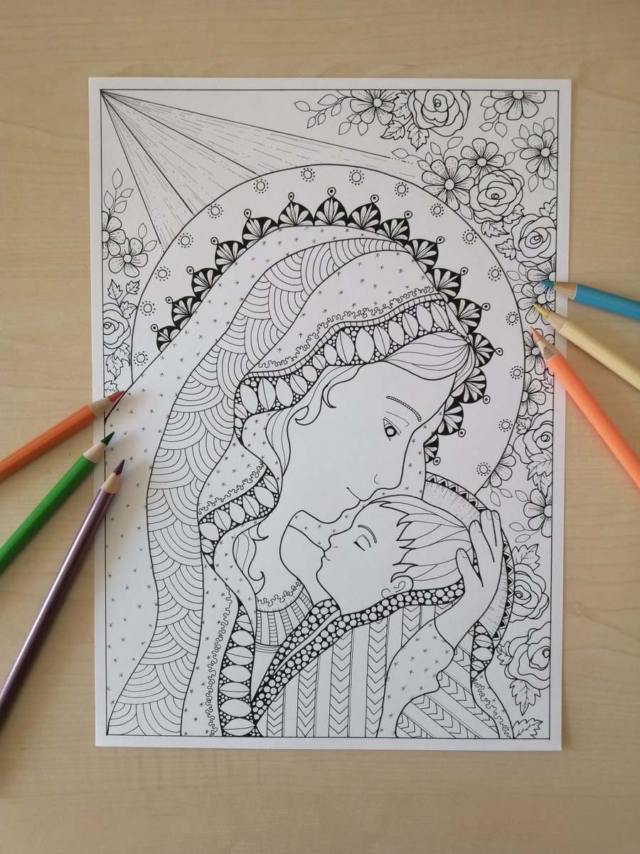 Bibartworkshop's tweet photo. Virgin Mary with the Baby Jesus
Printable Coloring page for adults, Instant download Bibartworkshop https://t.co/tf91HsrD8s #fantasyefantascienza #verticale #bibartworkshop #disegnieillustrazioni #coloringsheets #zentanglestocolor #zentangleart #virginmary #maternity https://t.co/ZVXXSioKCd