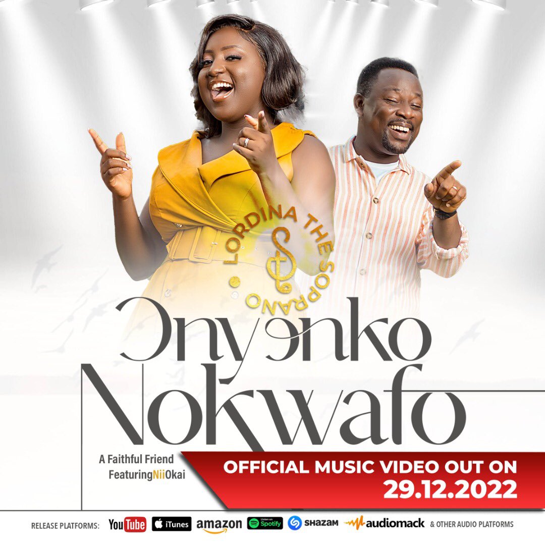 Lordina_Soprano's tweet photo. The much anticipated music video for my debut single: Onyonko Nokwafo will be out tomorrow on YouTube 🥳

You’ve listened to this amazing piece.
Now, get ready to feed your eyes with the video.

God is faithful.
#musicvideo
#faithfulfriend
#onyonkonokwafo https://t.co/nmZeehpvHq