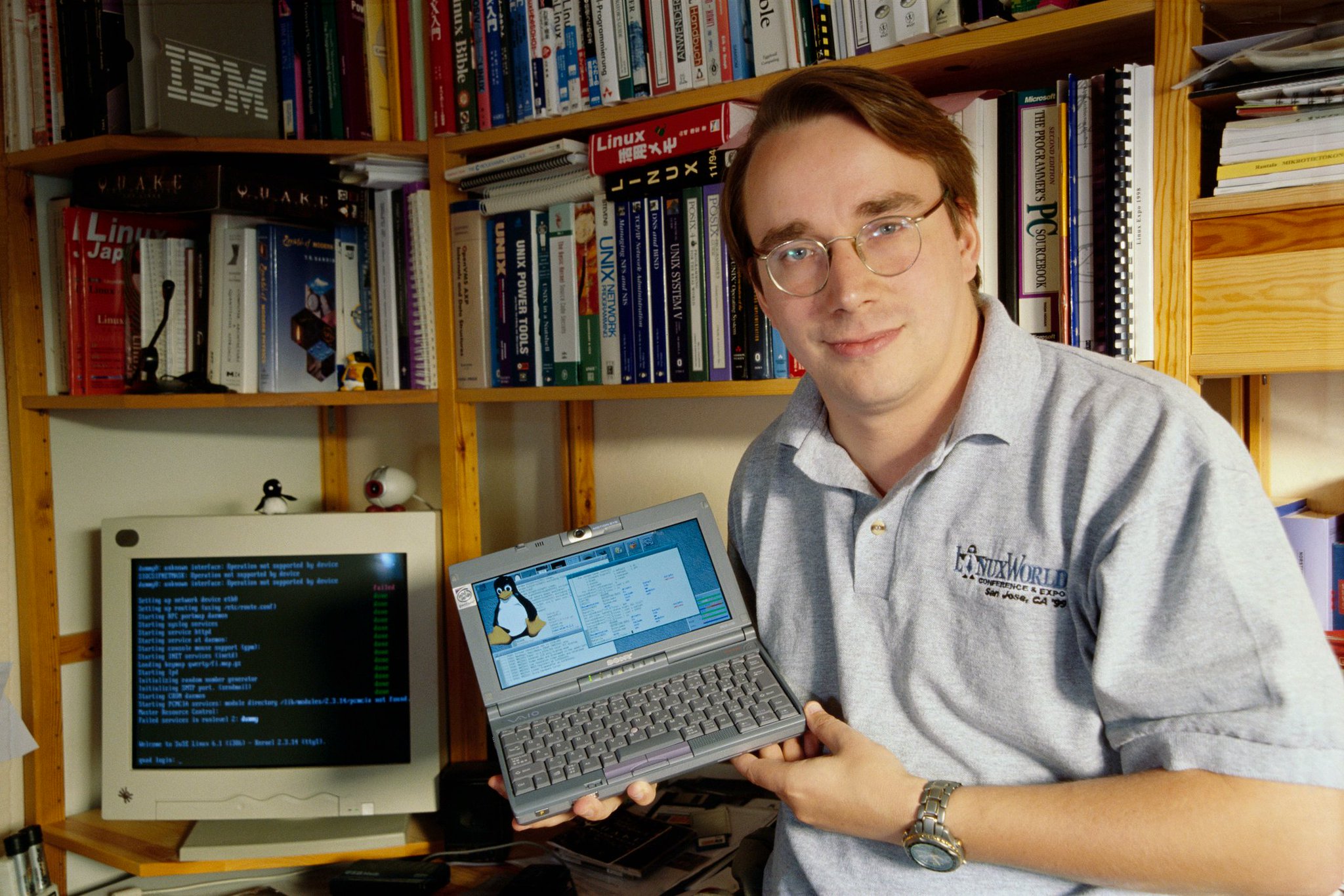 Happy birthday to Linus Torvalds who bring us 