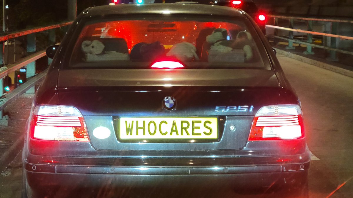 jrdwilkinson's tweet photo. Nihilism... It's exhaust-ing @HKnumberplates https://t.co/lzHW9JNBMr