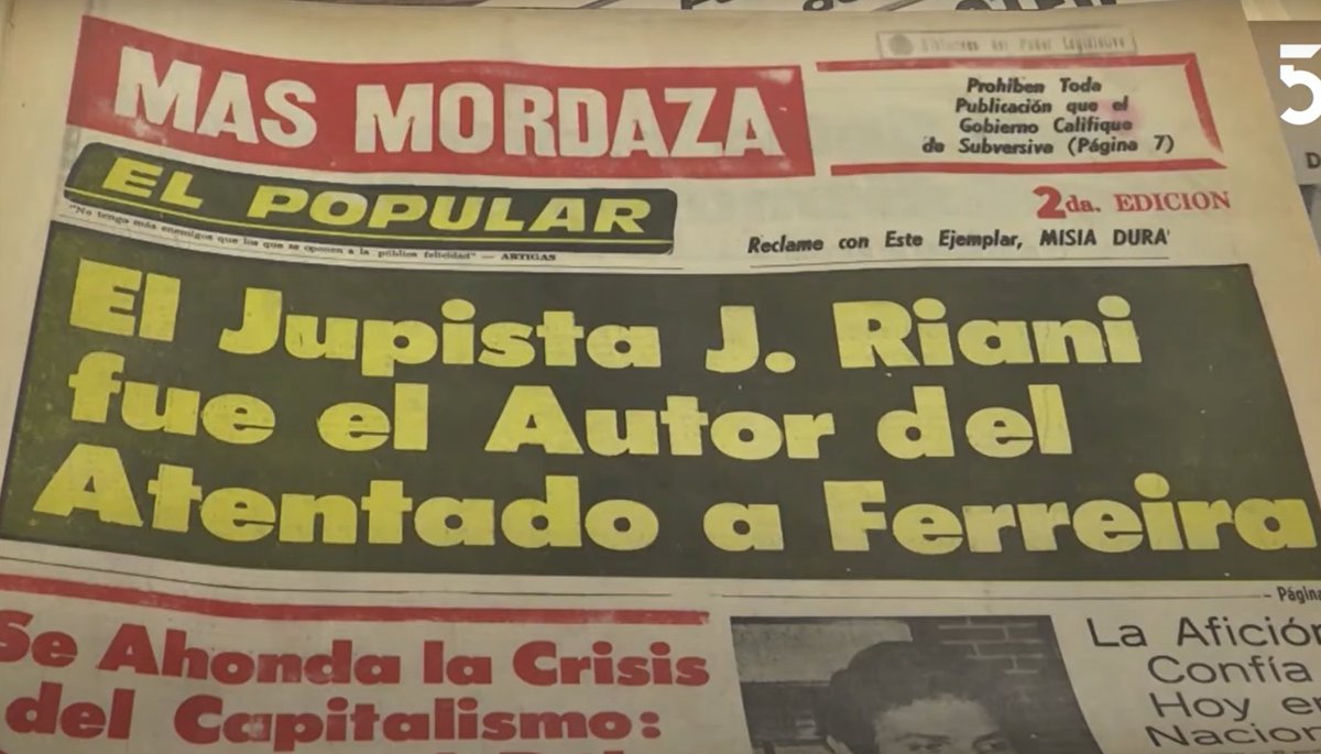 En épocas en las que el concepto de "terrorismo de Estado" parece querer ser eliminado o equiparado a otras acciones delictivas, ¿qué mejor cosa que repasar otra mágica edición de <a href="/UyCosas/">Pasaron Cosas UY</a> con todo lo sucedido en el año 1971?

#🌋Político

Acompáñenme en este mágico recorrido:
🧵